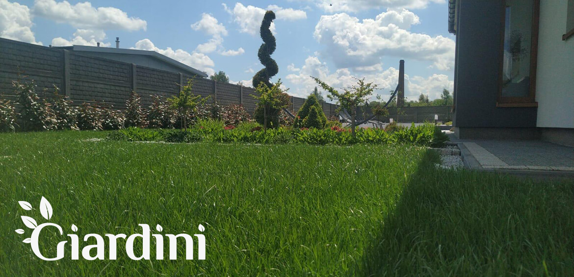 Giardini - Montaż systemu nawadniania i instalacja trawnika z rolki